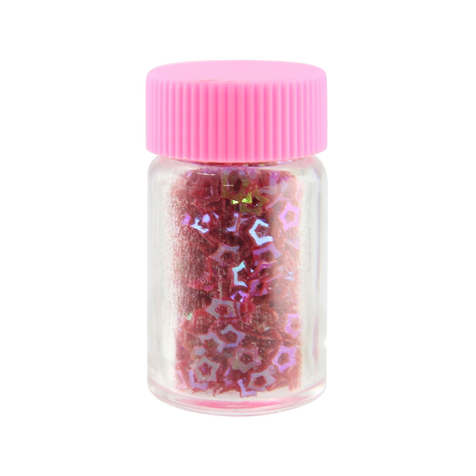 Bottles of Iridescent Star Shape Glitter