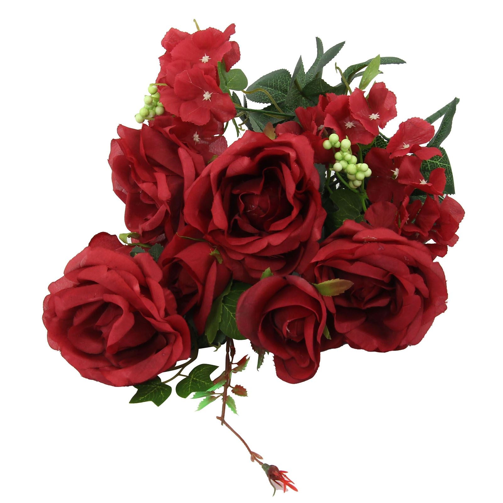 XL 9 Head Rose and Hydrangea Bouquet