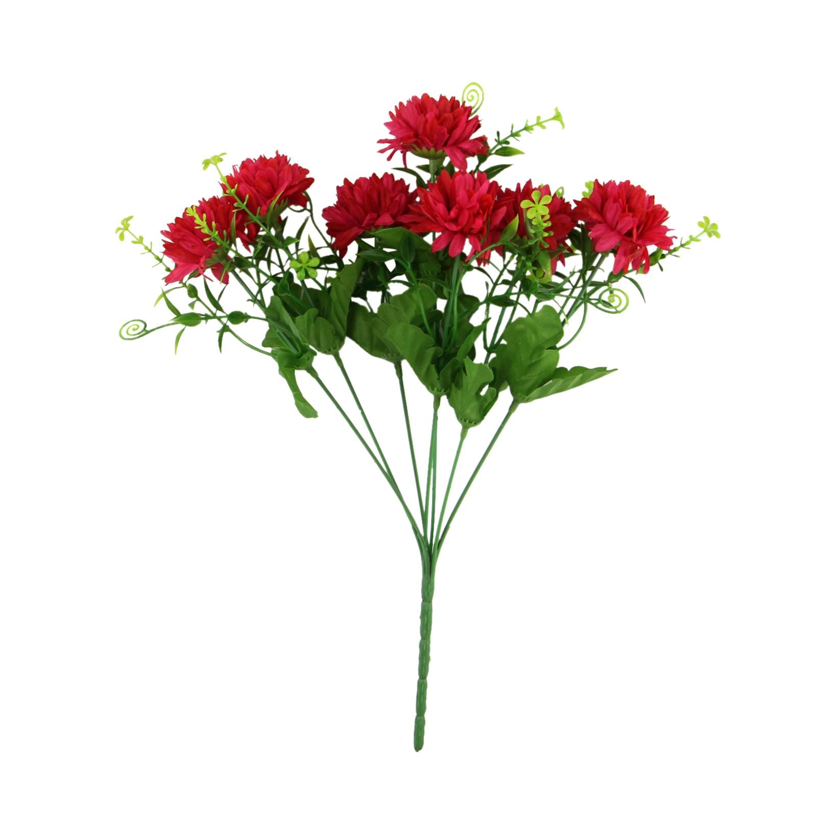 7 Head Small Spiky Mum Flower Bunch