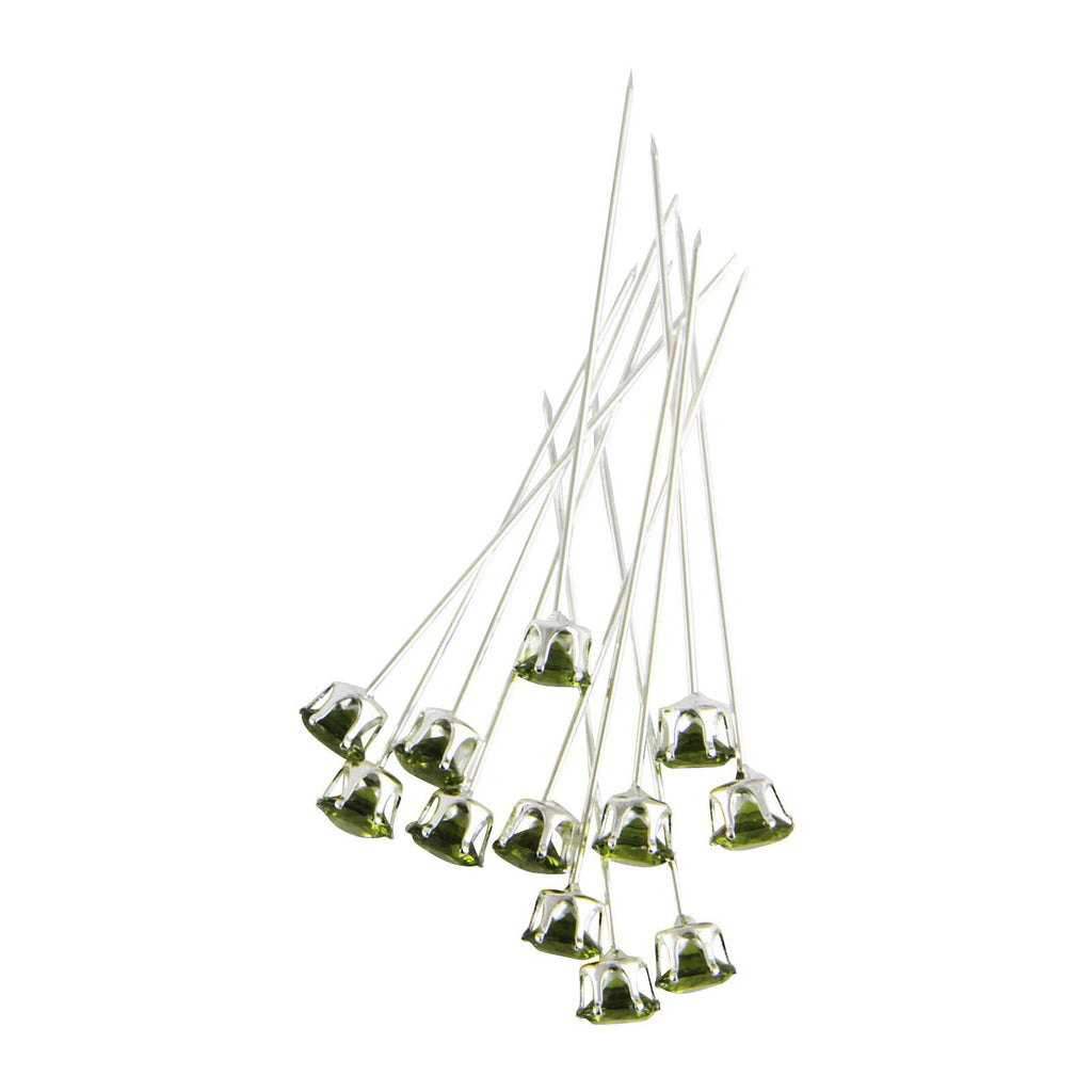 12x Premium Set Diamante Pins