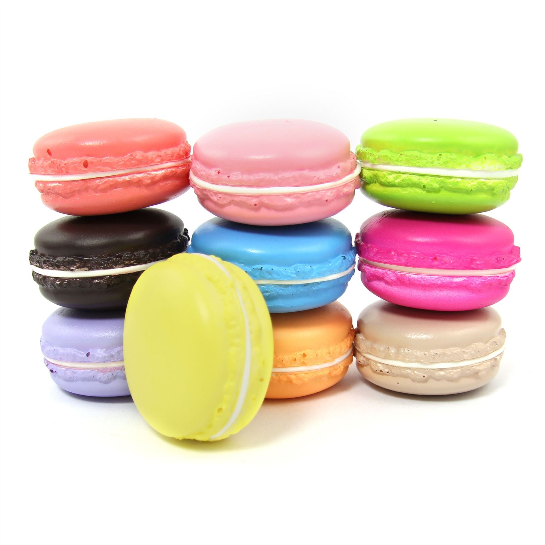 Set of 10 Artificial Macaron