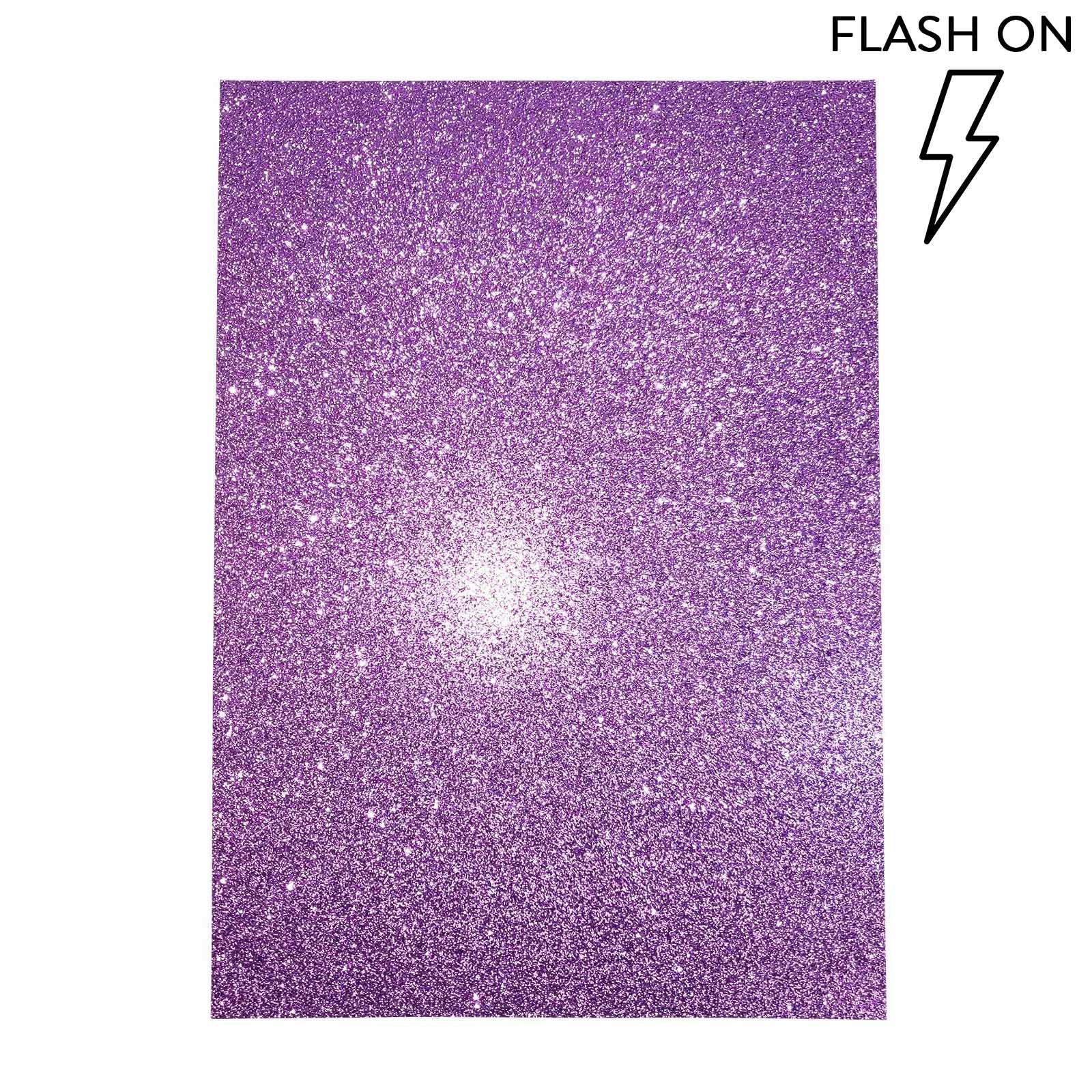 Pack of 10 350gsm Heavy Duty A4 Glitter Cards