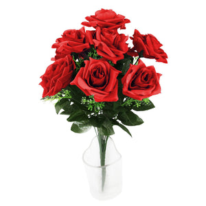 Large 10 Head Open Rose Bouquet