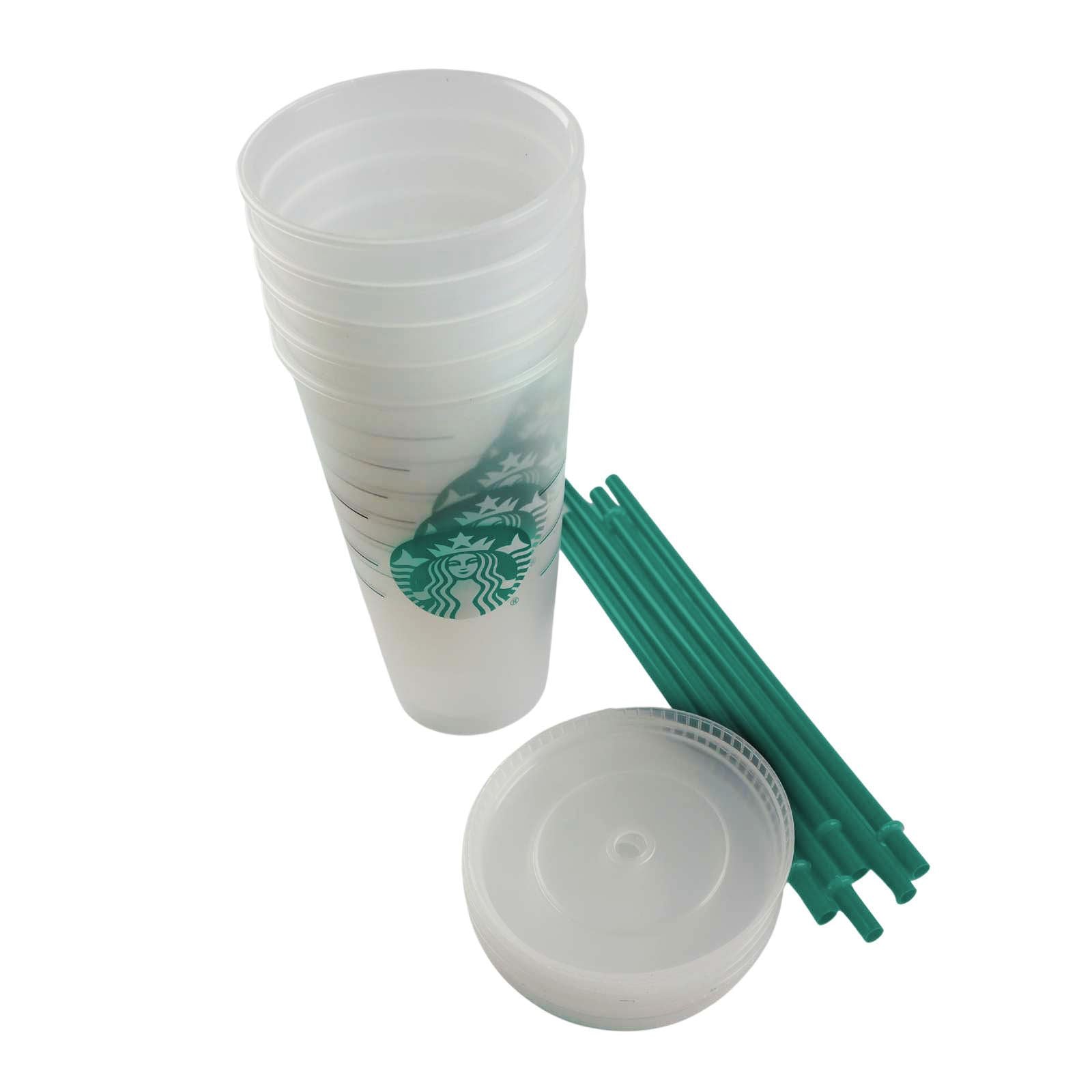 XL 24oz Starbucks Reusable Plastic Cold Coffee Cup