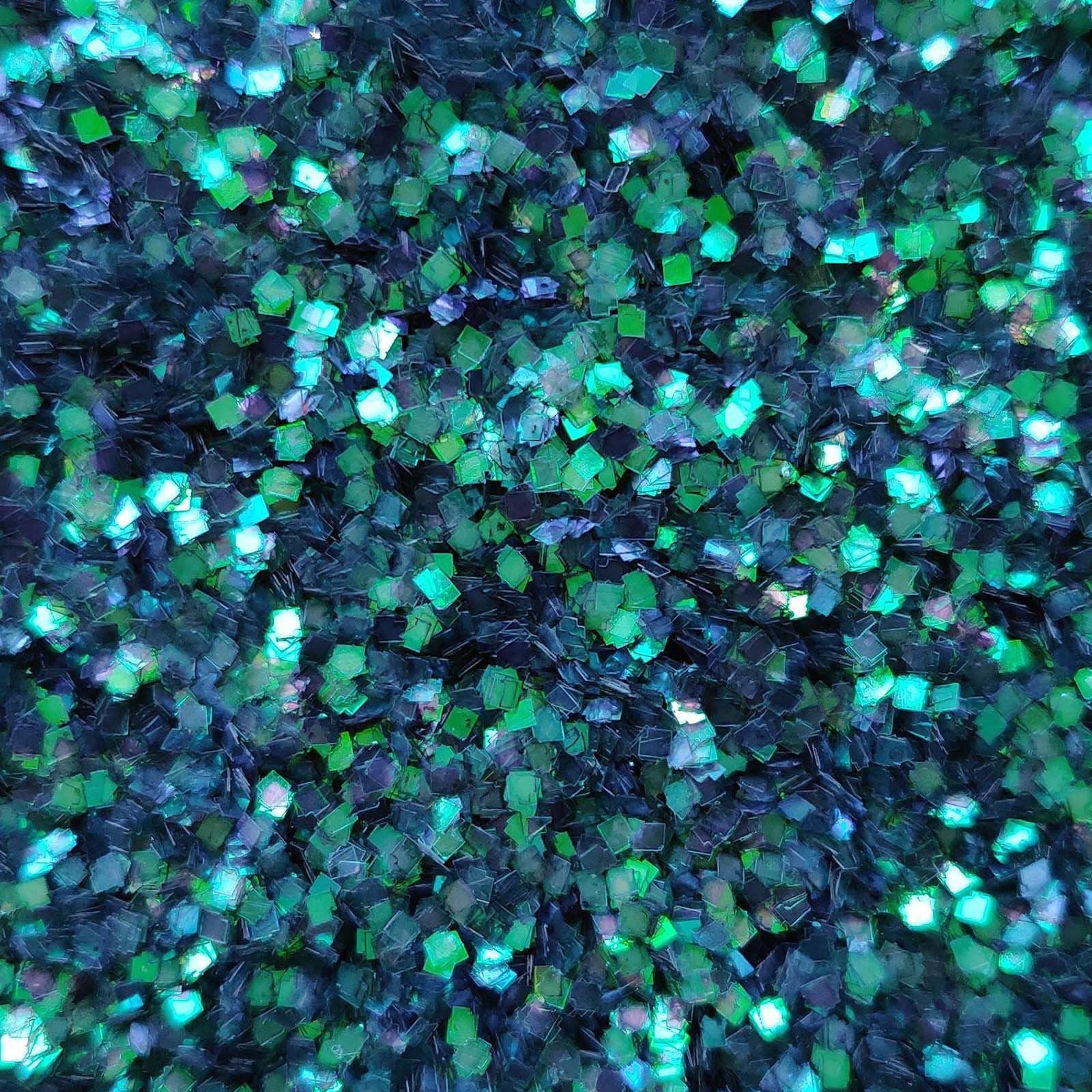 Glitter Elements - Iridescent Olive - 1mm Square