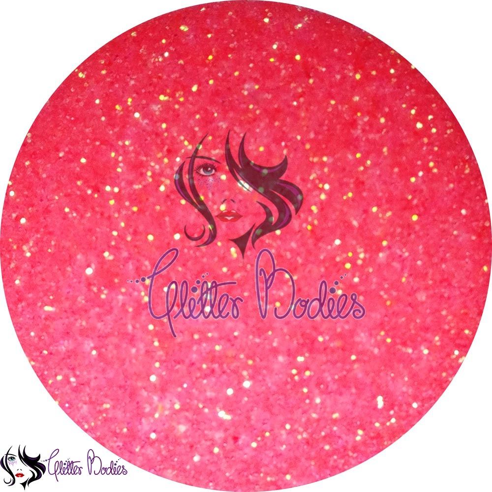 Glitterbodies Cosmetic Grade Fine Festival Glitter Pigments [Coral]