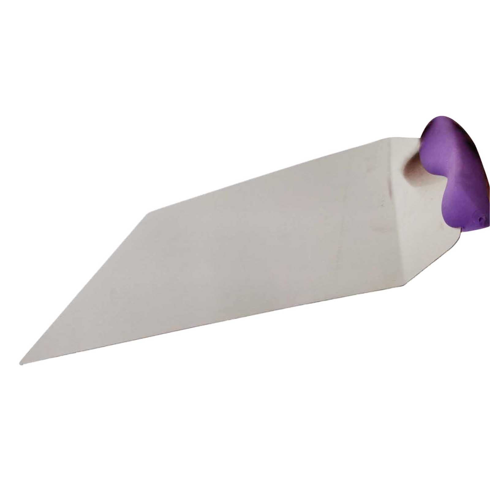 Large Stainless Steel Cake Lifter with Silicone Handle
