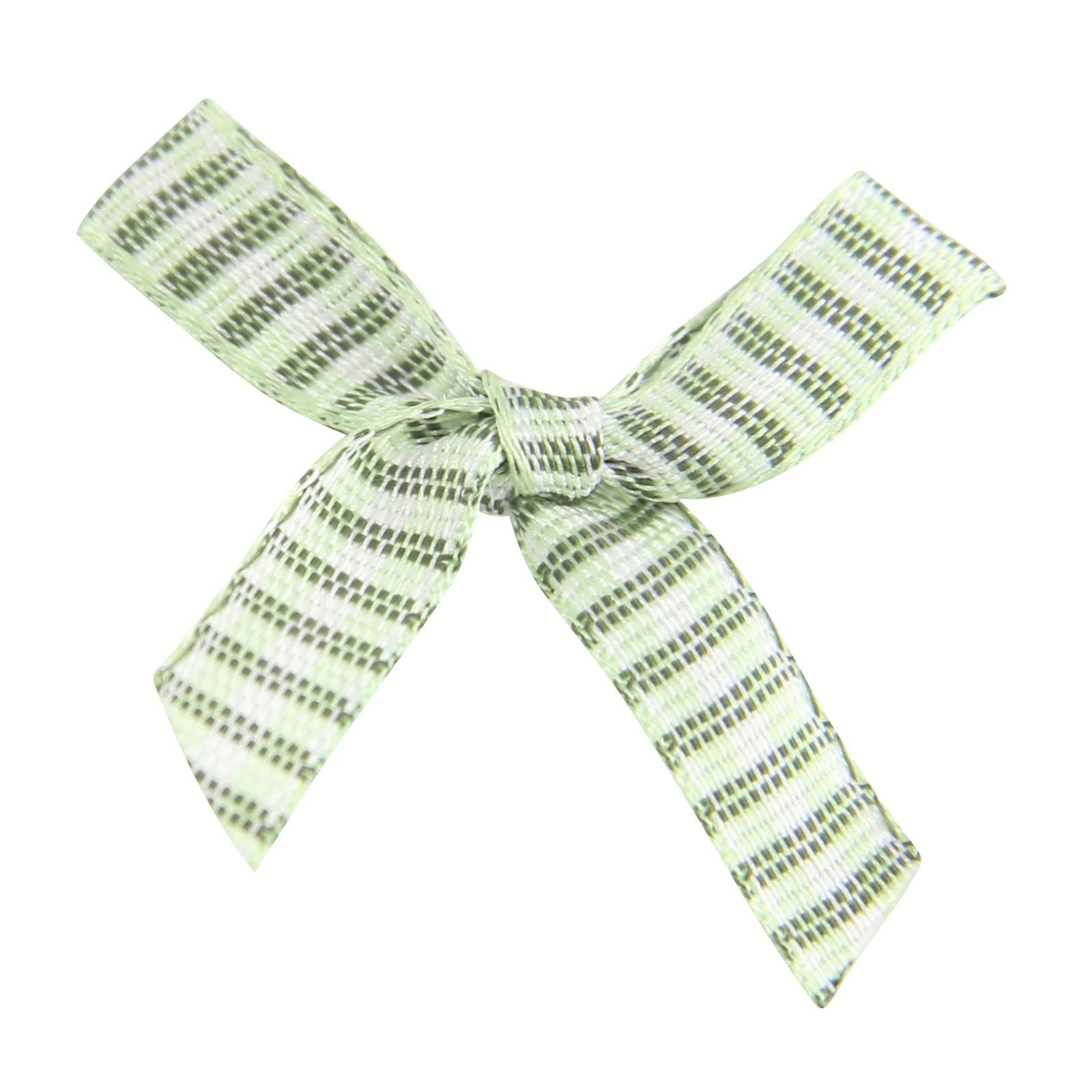 Gingham Grosgrain Ribbon Bows