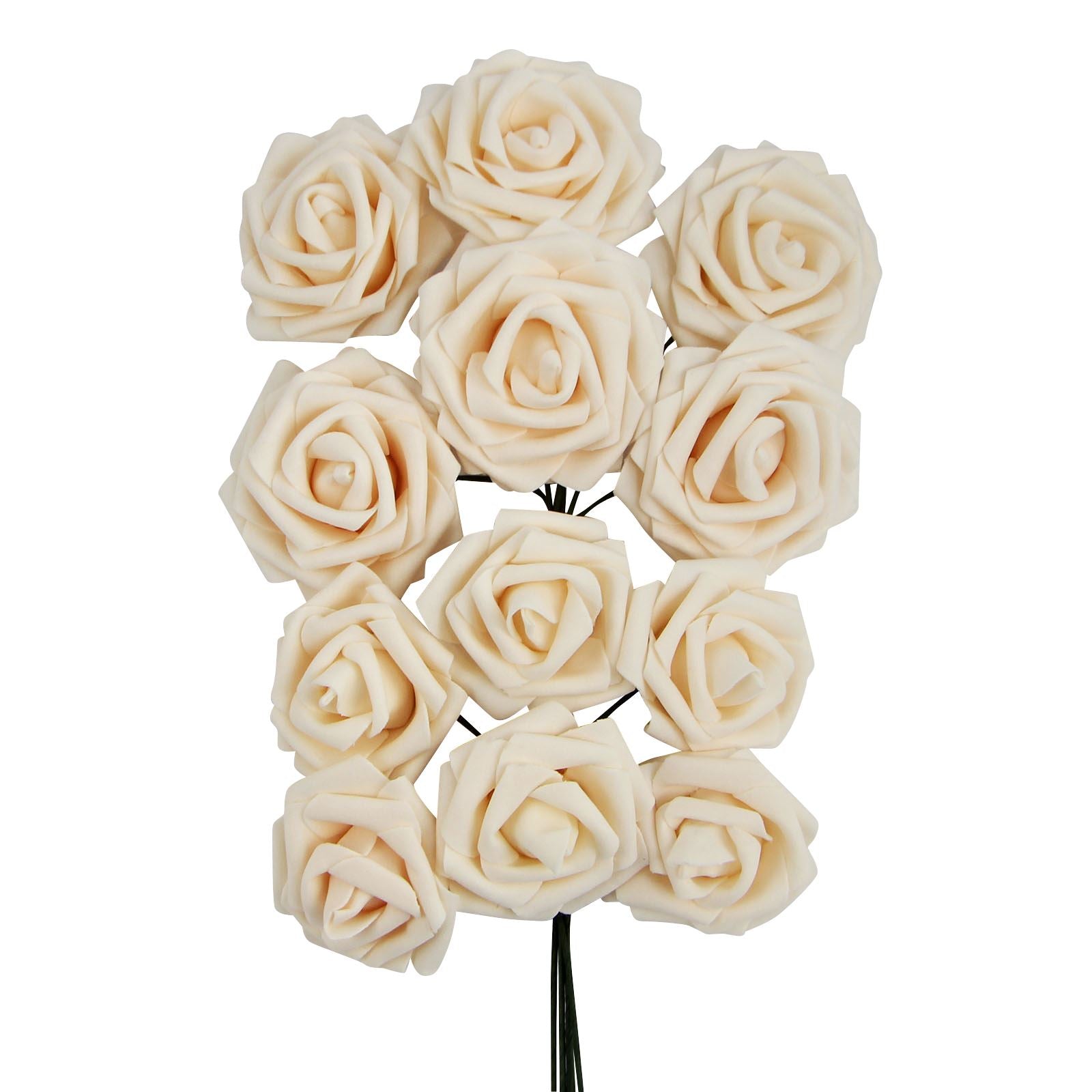 Colourfast Foam Roses - 6 Bunches - Regular