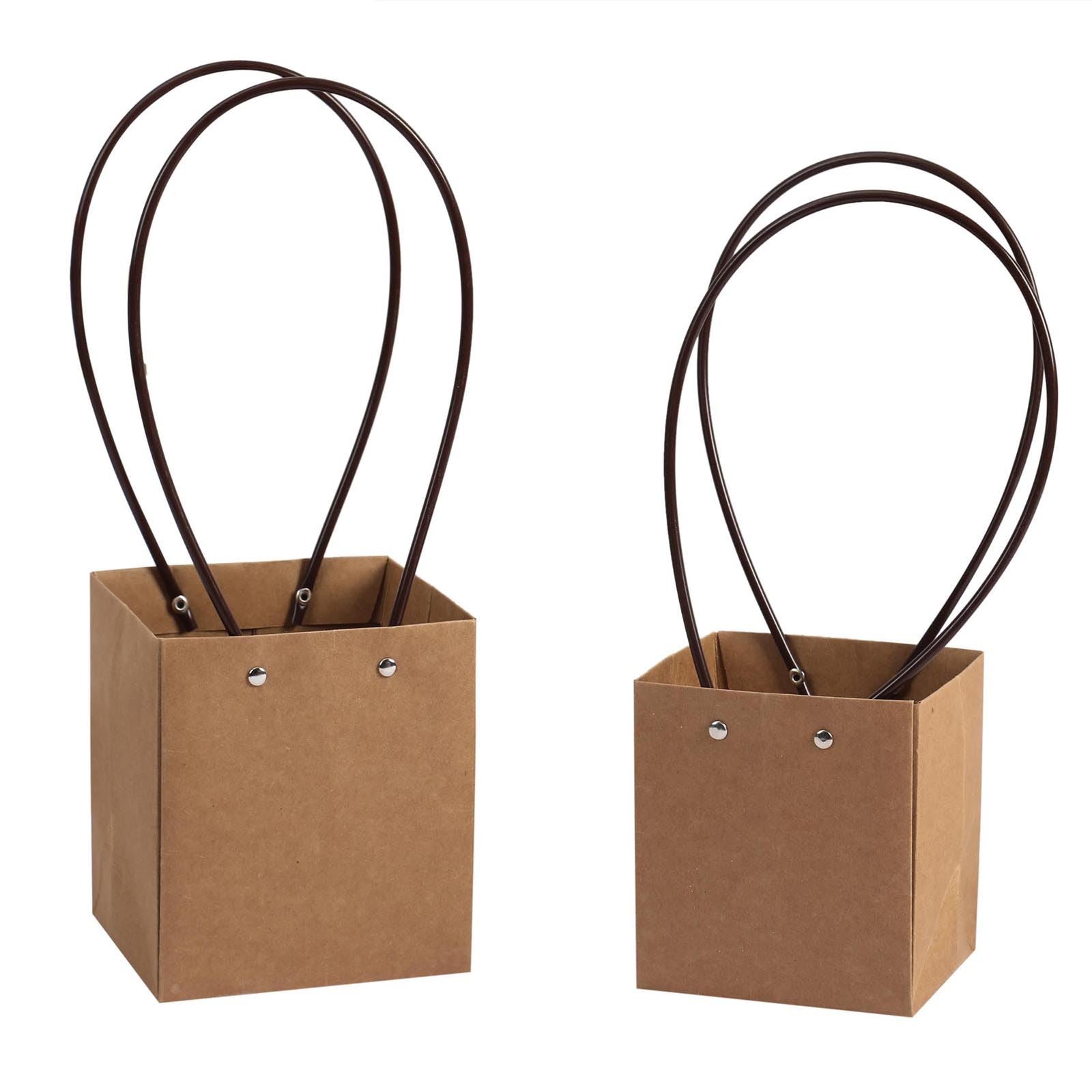 Rope Handled Waterproof Kraft Gift Bags