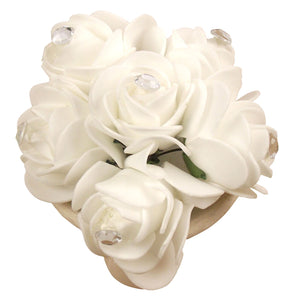 Bunch of Diamante Tipped Foam Roses