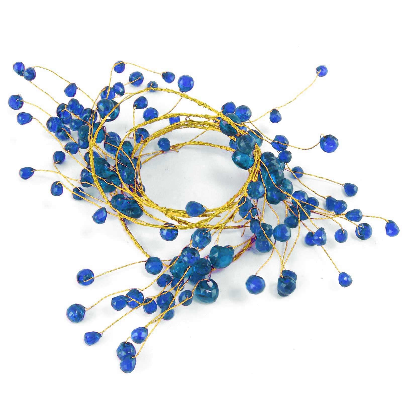 130cm Branching Coloured Crystal Garland