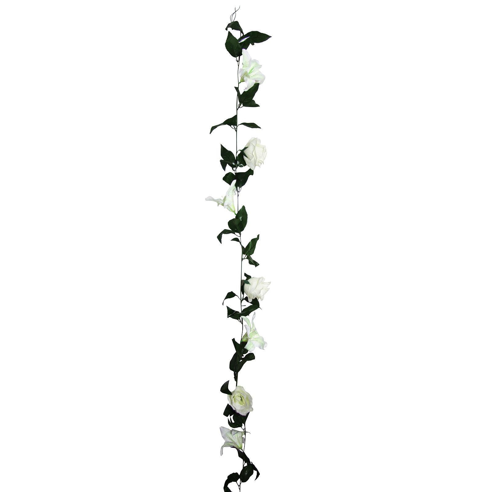 Rose and Lily Flower Garland