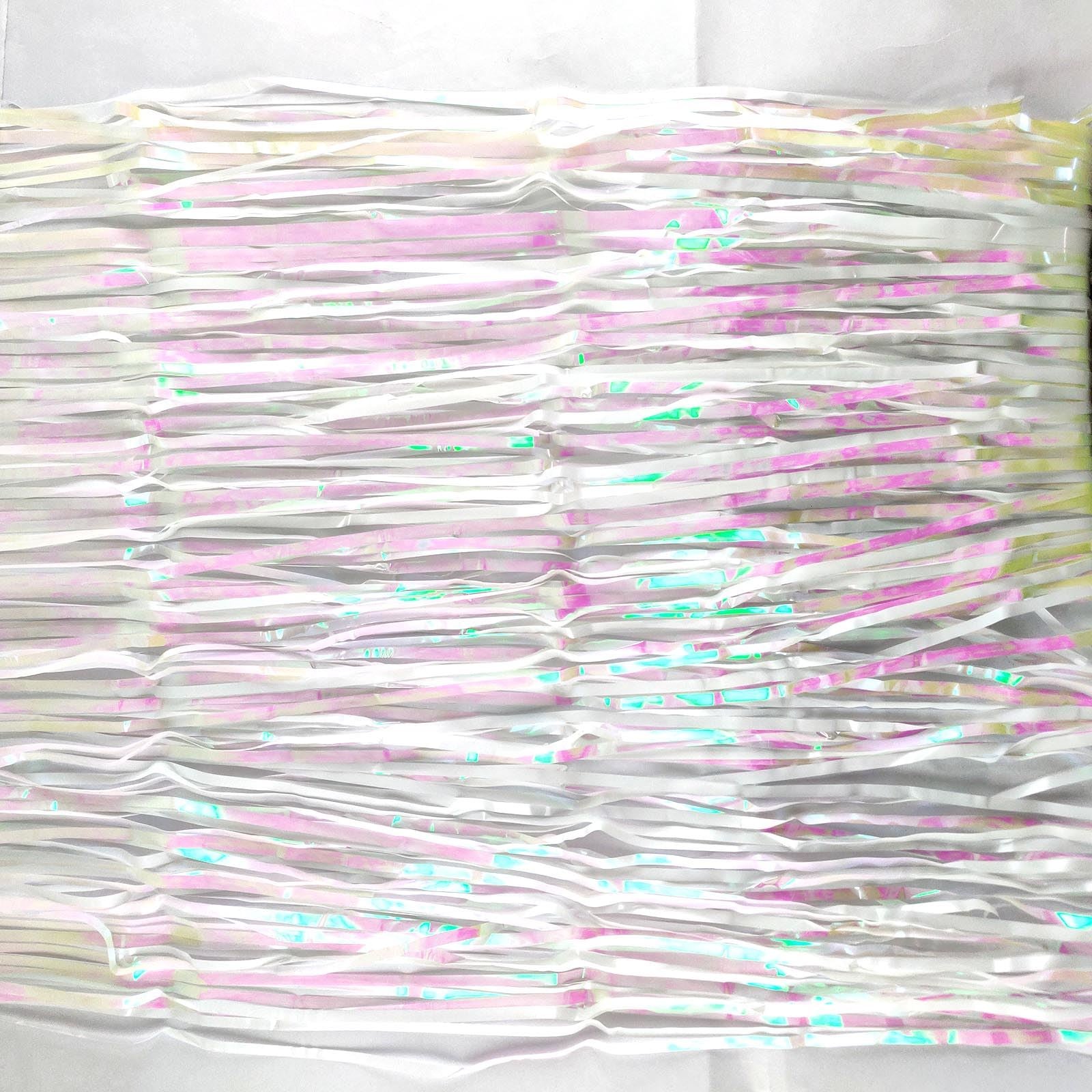 Iridescent Tinsel Fringe Curtain