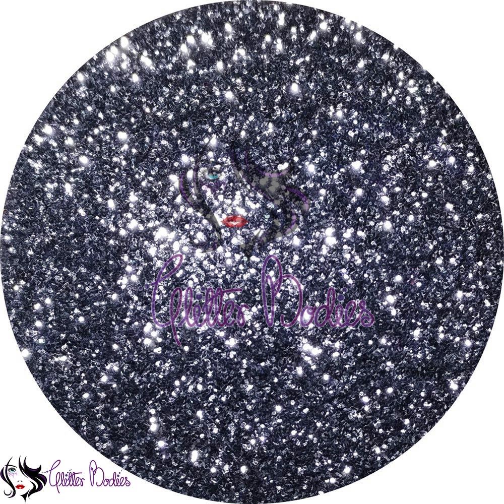 Glitterbodies Cosmetic Grade Fine Festival Glitter Pigments [Grey]