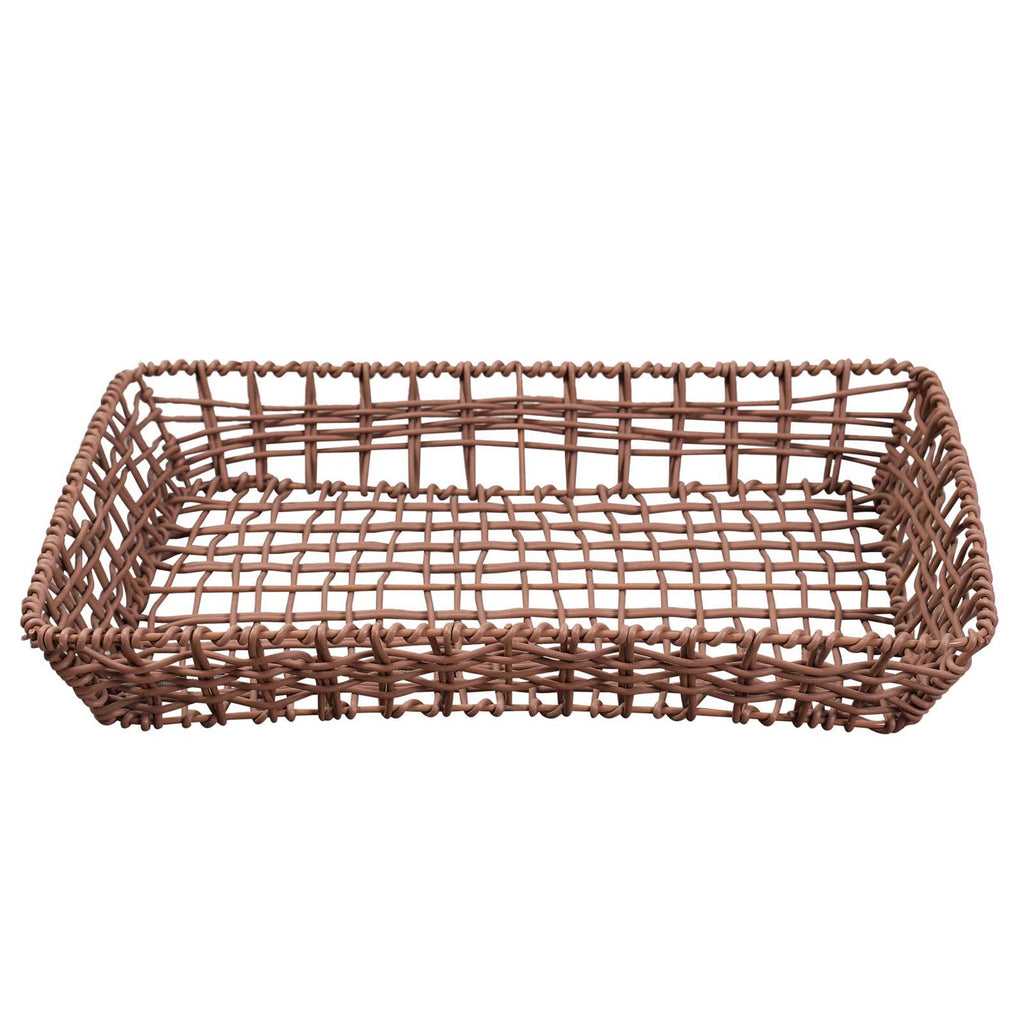 Large Coated Metal Tray Baskets