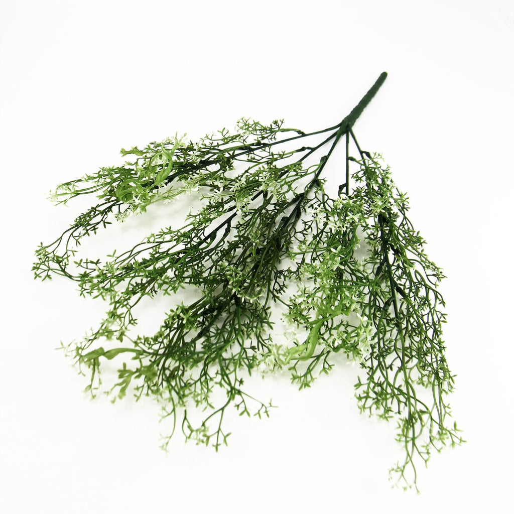 Plastic Wispy Foliage Bunches with Coloured Tips