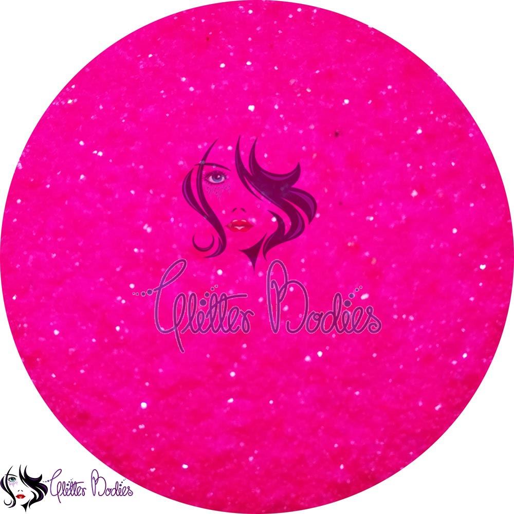 Glitterbodies Cosmetic Grade Fine Festival Glitter Pigments [Hot Pink]