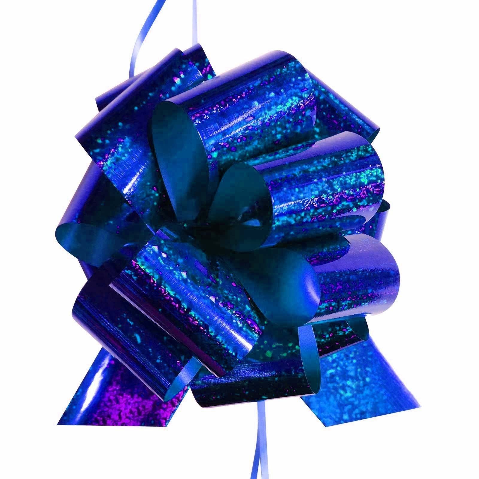 Deluxe Holographic 50mm Pompom Bows