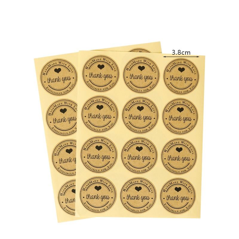 Sticker Sheets - Thank You Round