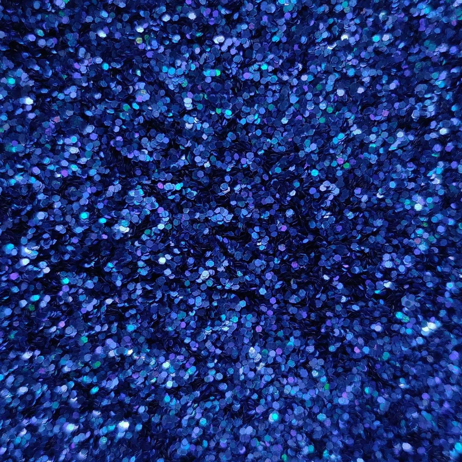 Glitter Elements - Holographic Sapphire - 0.6mm Hex