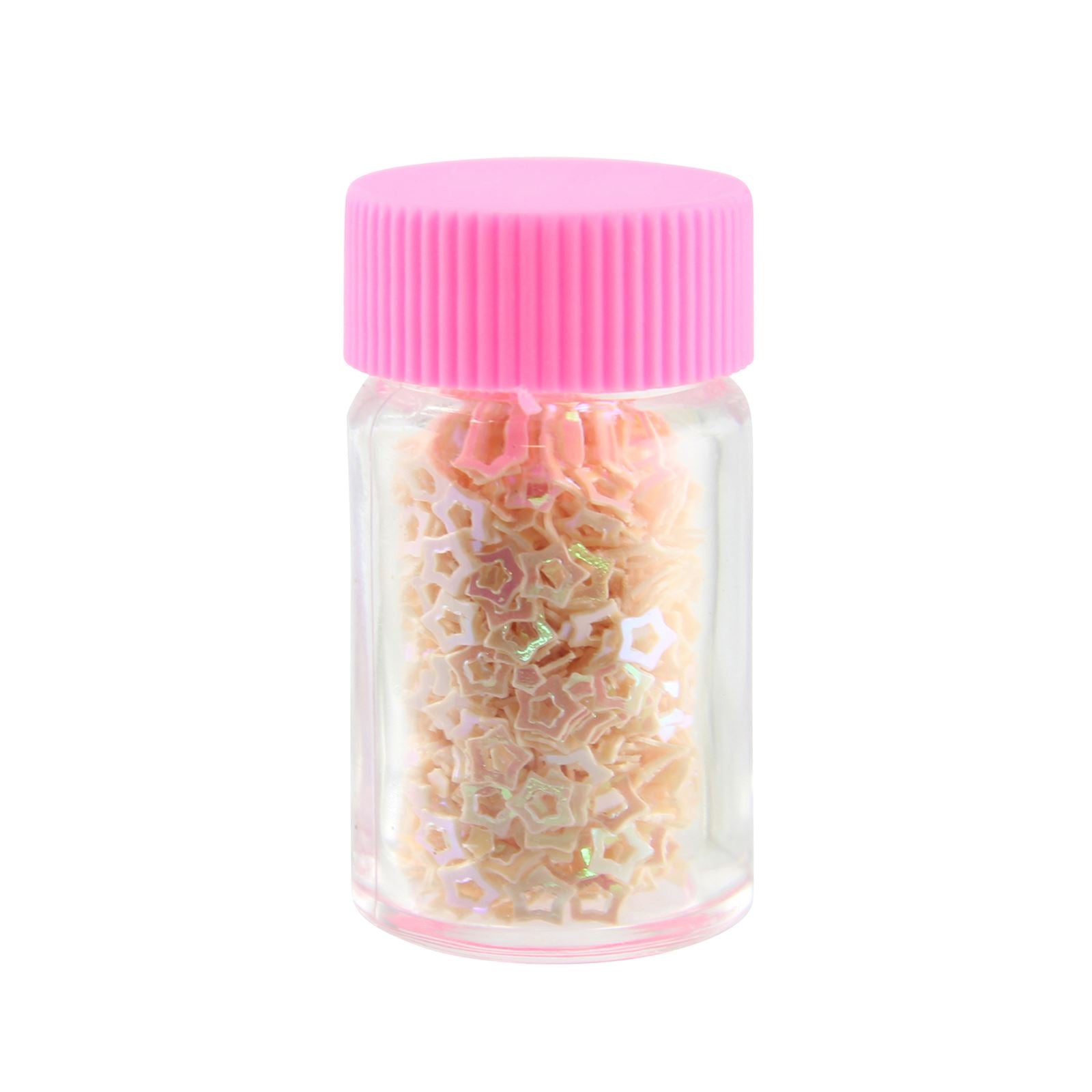 Bottles of Iridescent Star Shape Glitter