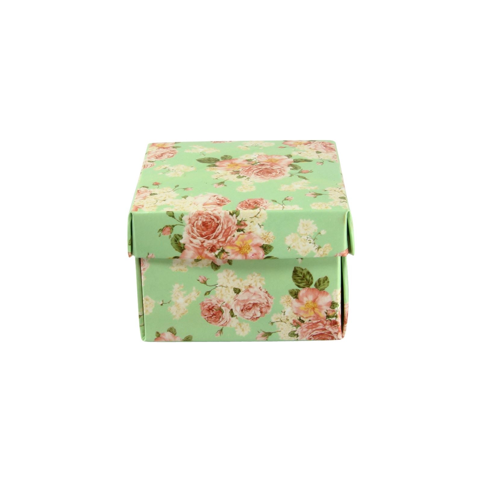 Vintage Flower Print Premium Double Sided Favour Boxes