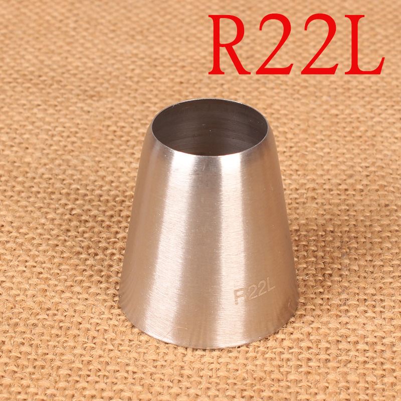 XL Round Piping Nozzle - Circle Round Basketweave Buttercream R22L