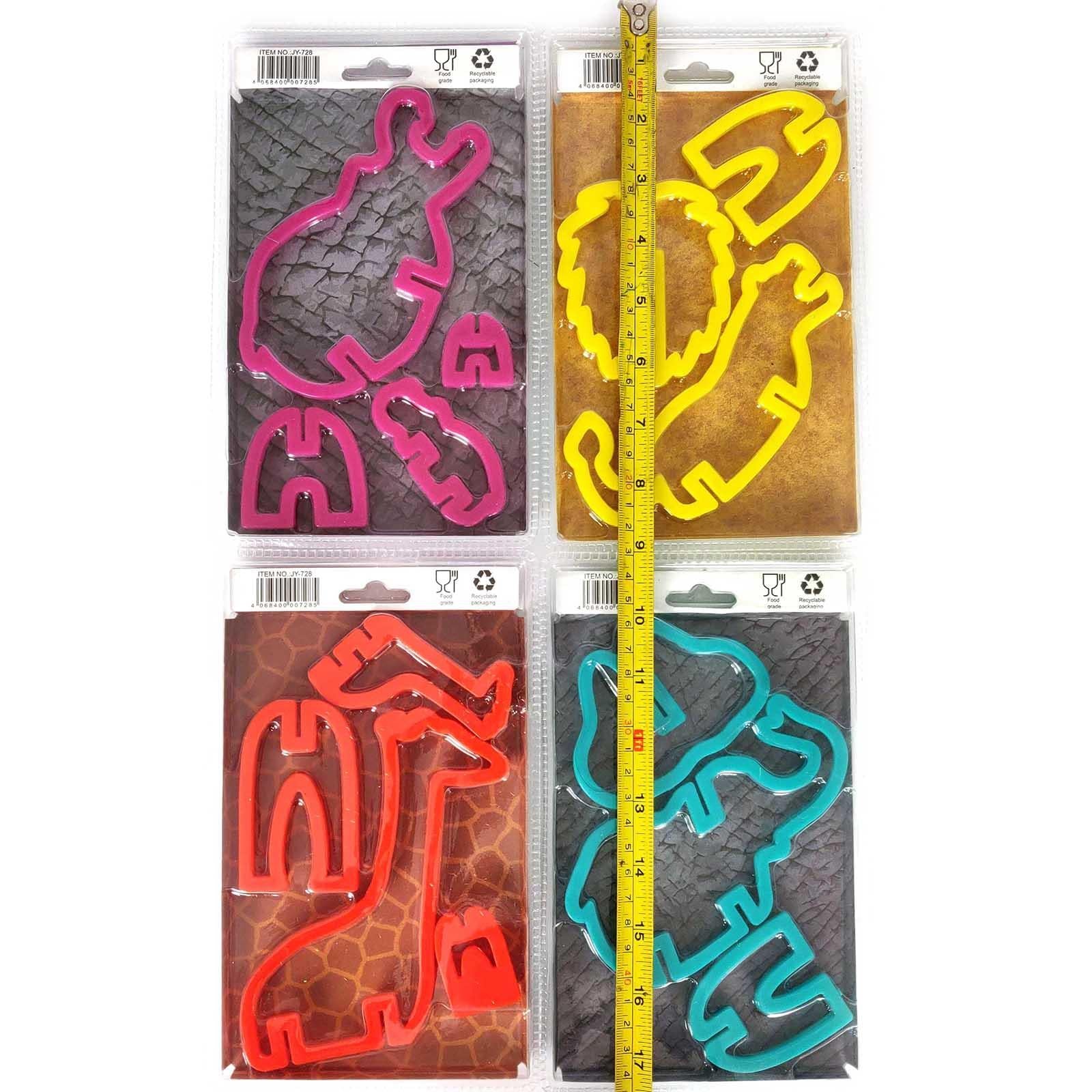 3D Jungle Animal Cookie Cutters