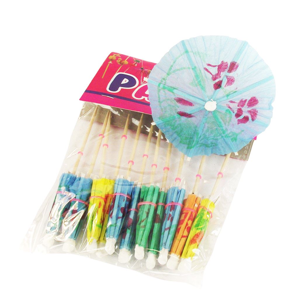 24x Cocktail Drink Umbrellas