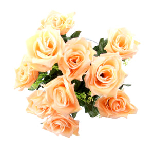 Large 10 Head Open Rose Bouquet