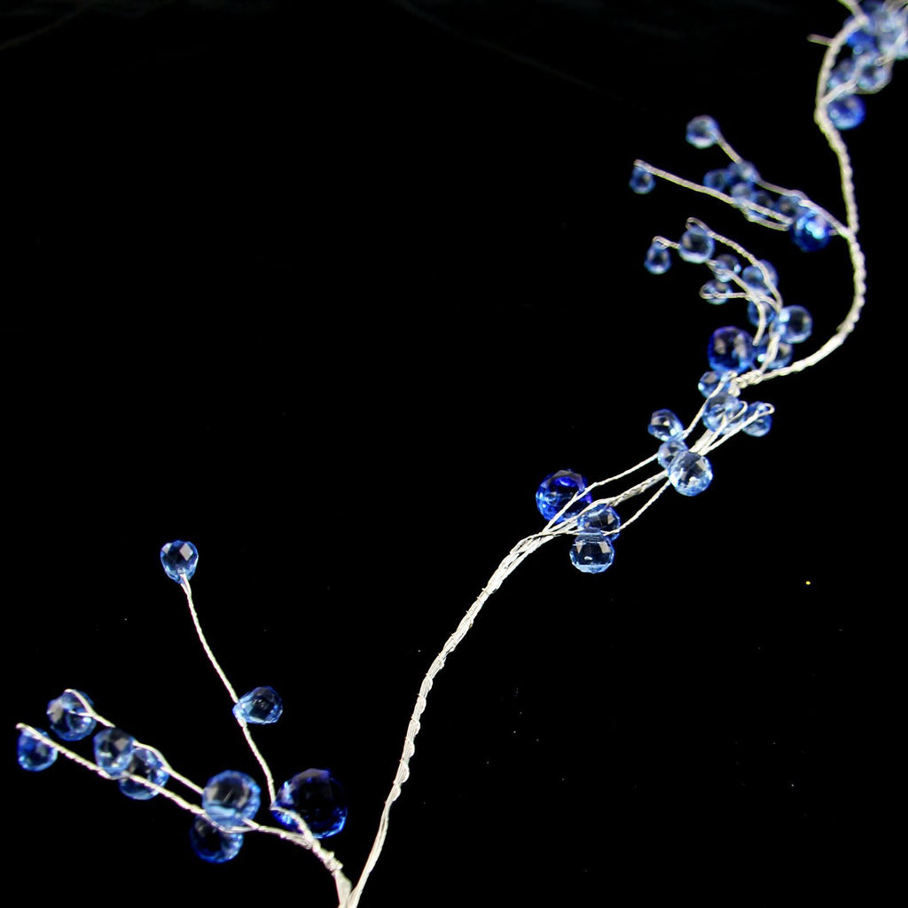 130cm Branching Coloured Crystal Garland