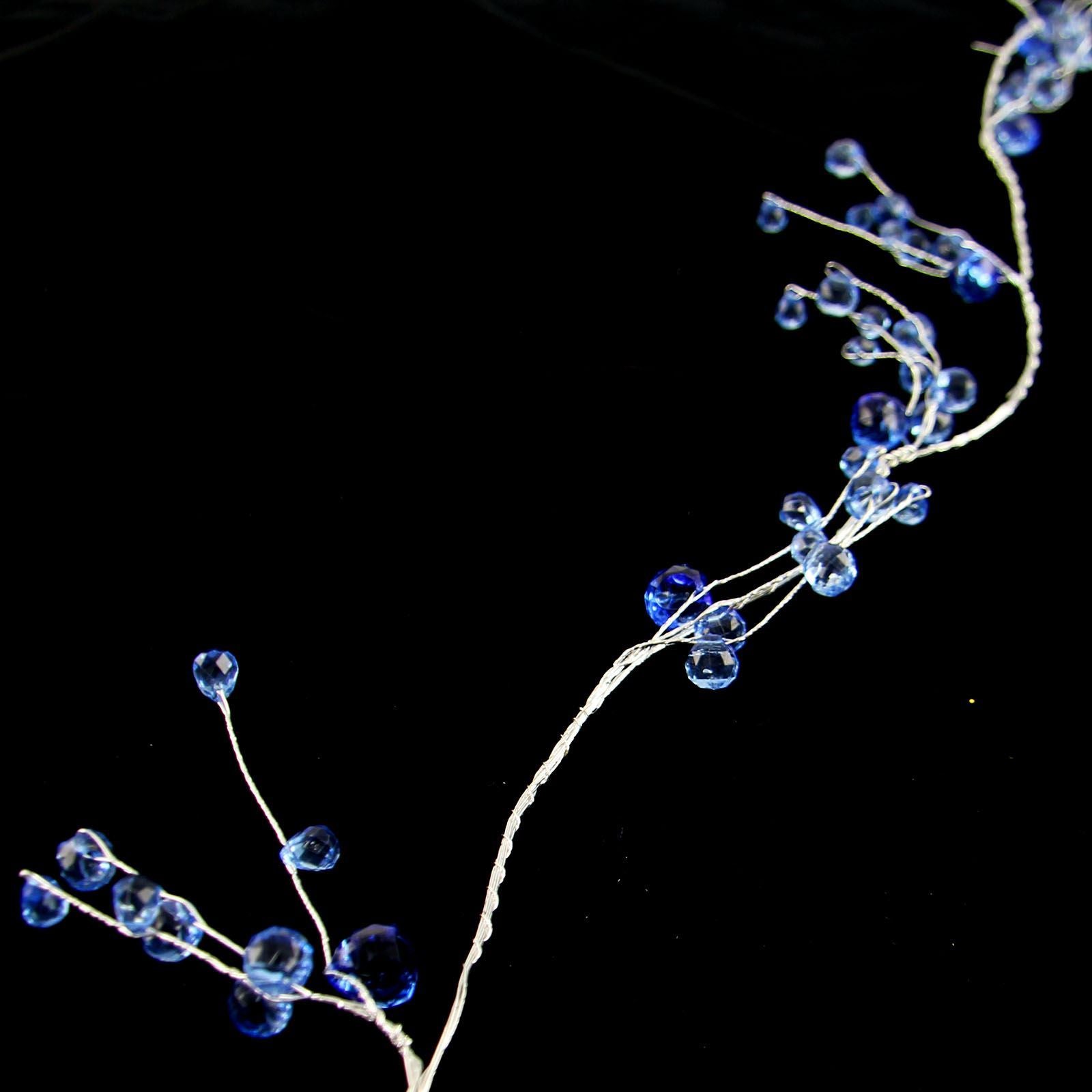 130cm Branching Coloured Crystal Garland