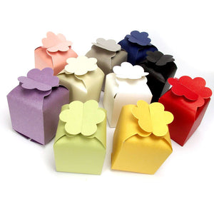 Large Flower Top Coloured Cupcake Favours