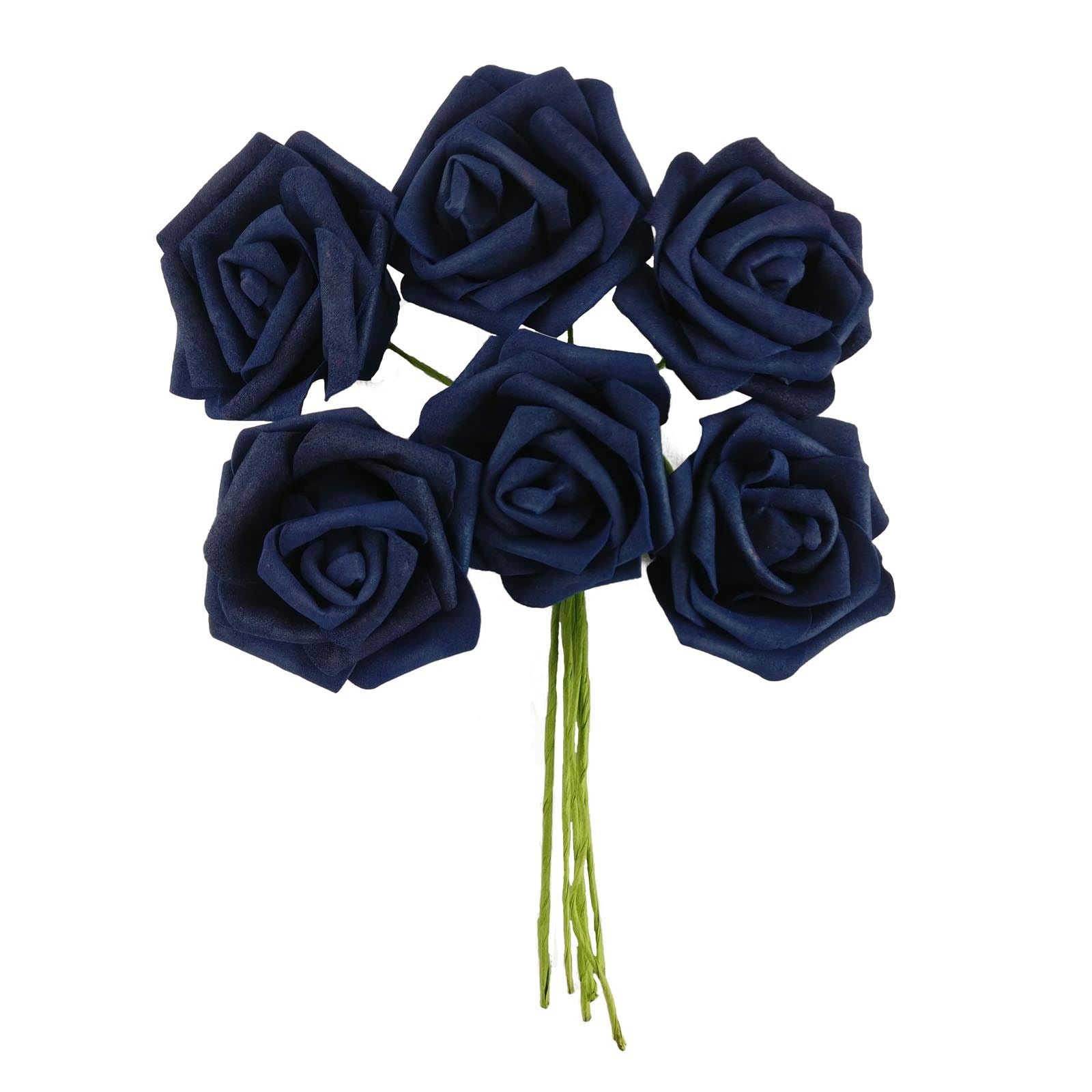 Colourfast Foam Roses - 6 Bunches - Large