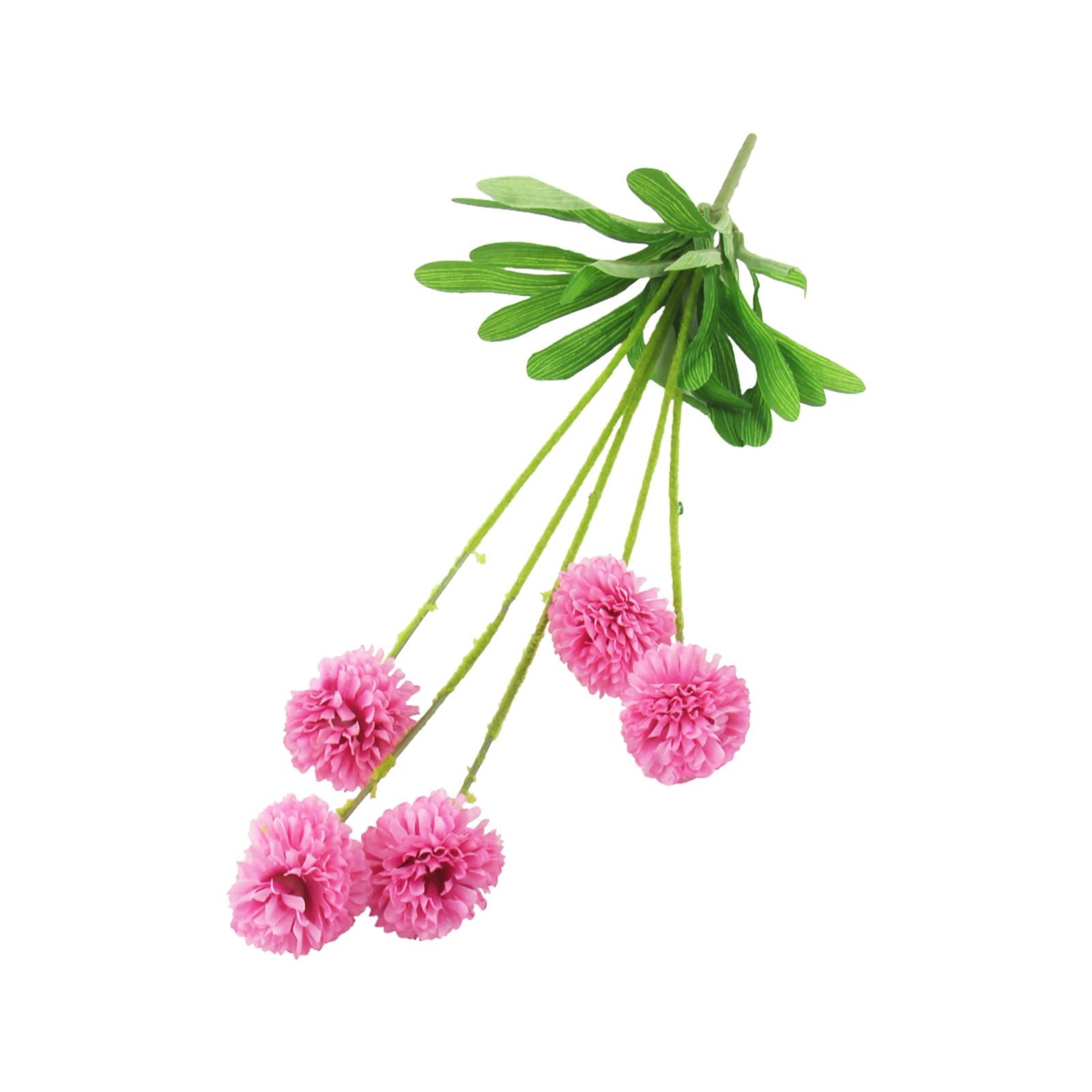 5 Head Small Pompom Flower Spray