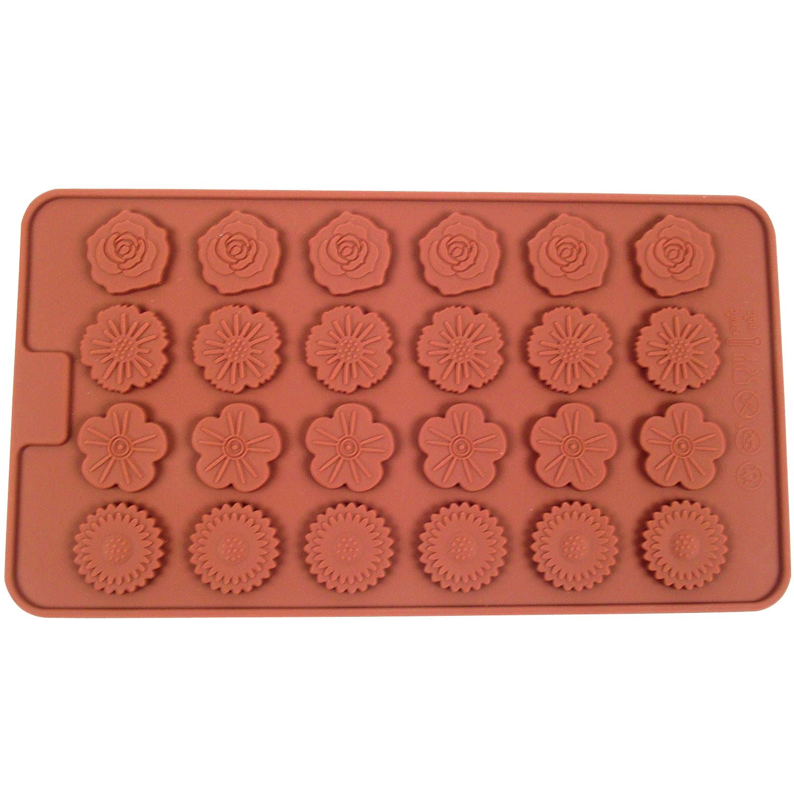 Flat Chocolate Button Moulds