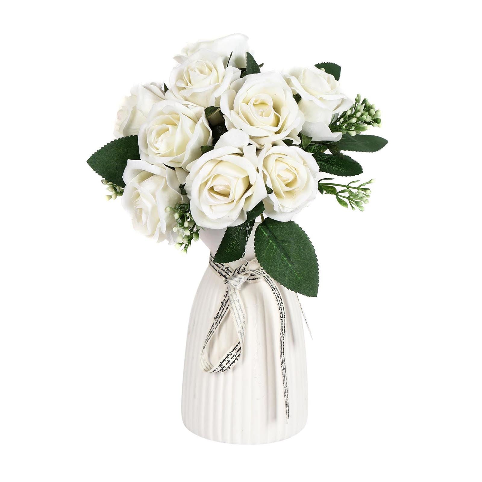 Hand Tied Bundle of 9 Roses