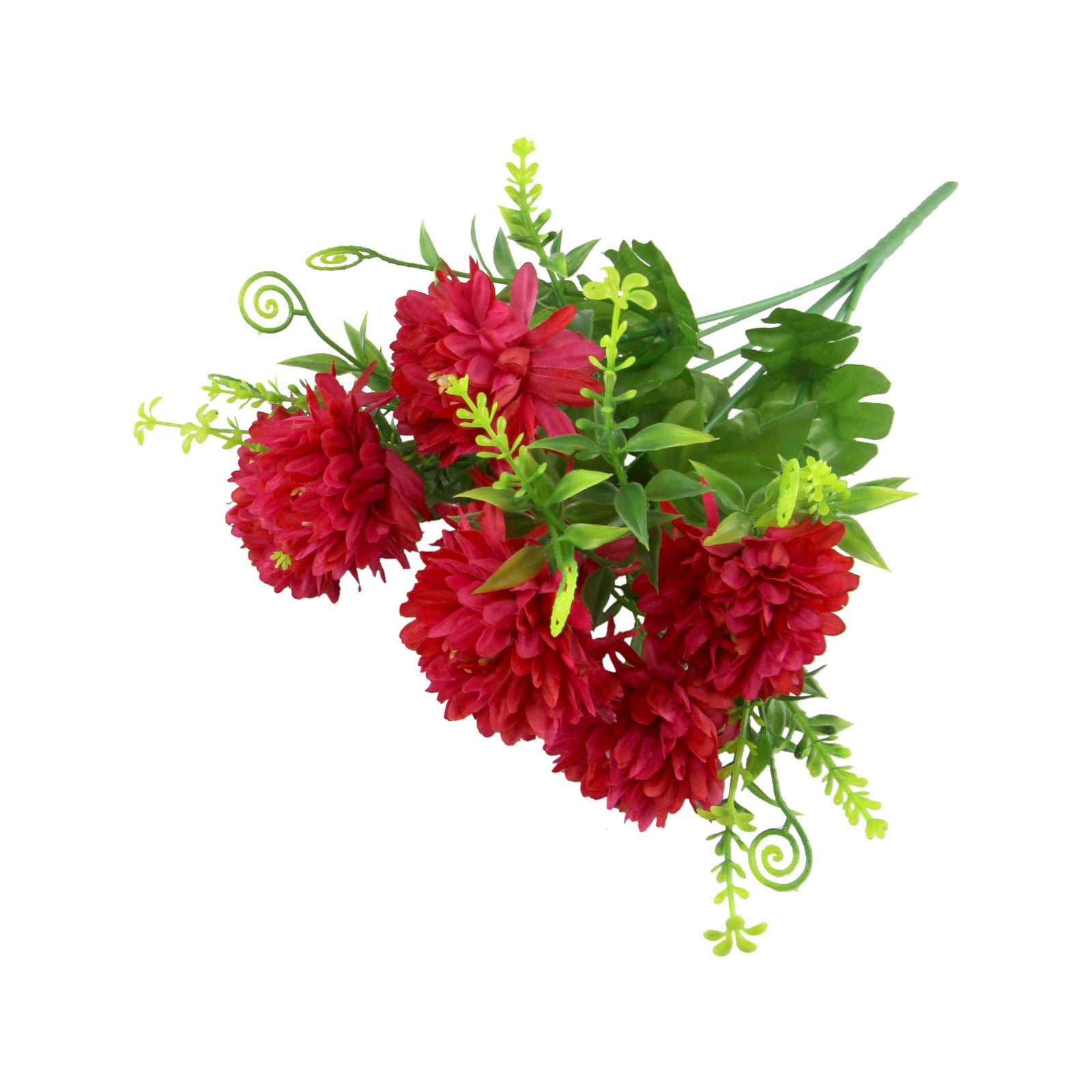 7 Head Small Spiky Mum Flower Bunch