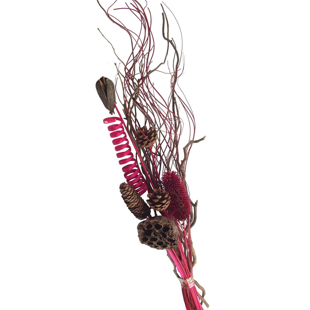 Dried Grass and Pinecone Bouquets