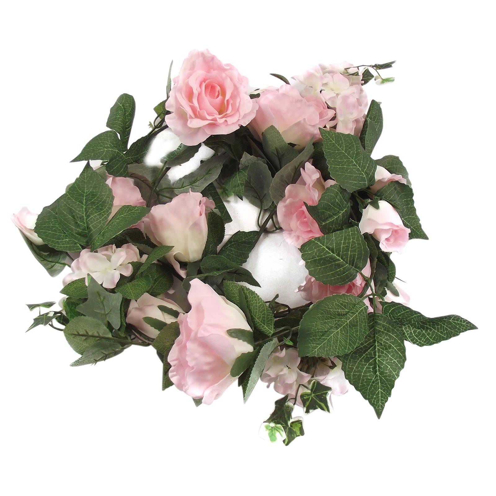 Deluxe Rose and Hydrangea Soft Touch Garlands