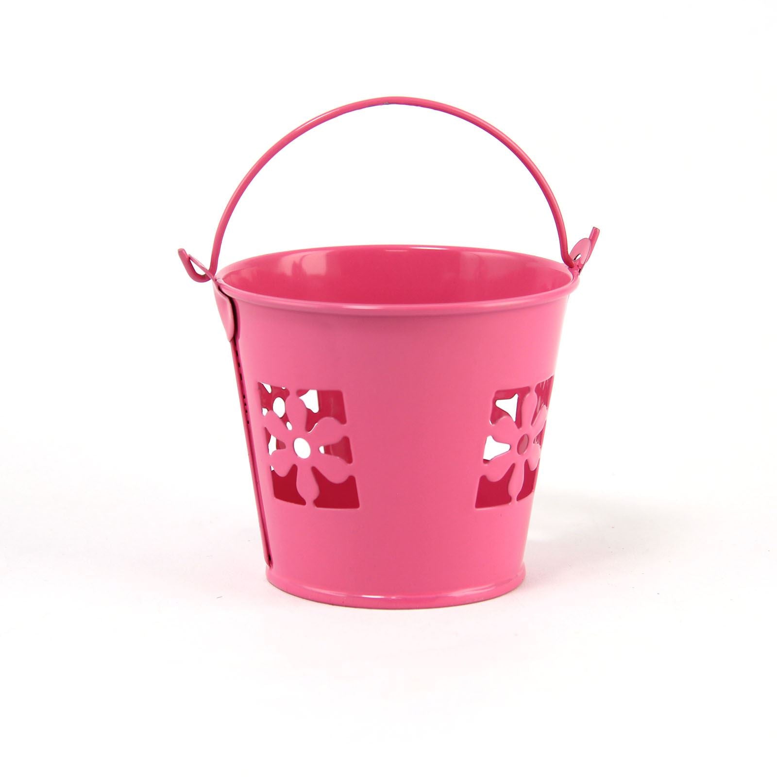 15x Mini Flower Punched Pail Favours