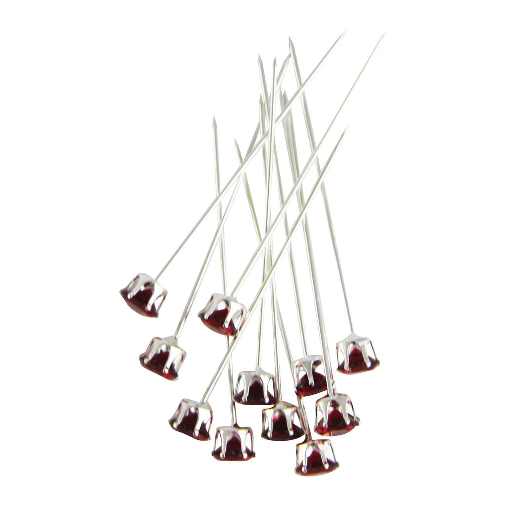 12x Premium Set Diamante Pins