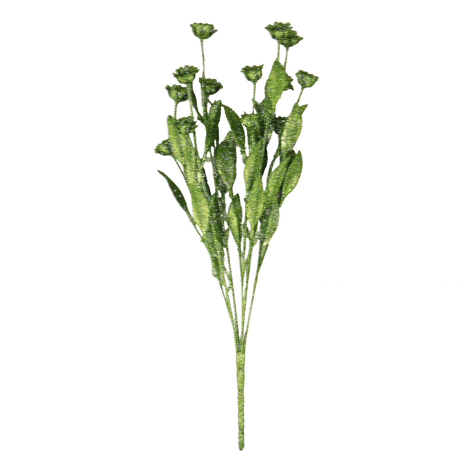 Heavy Glittered Mix Flower and Foliage Bunches