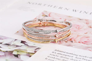 Luxury Vienna Diamante Bangle Bracelet