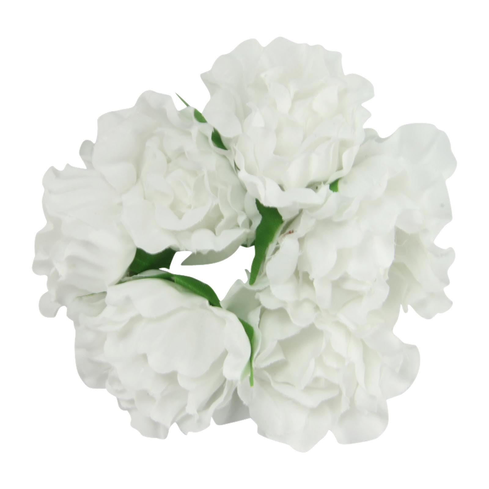 Soft Touch Bunch of 6 Frilly Flowers