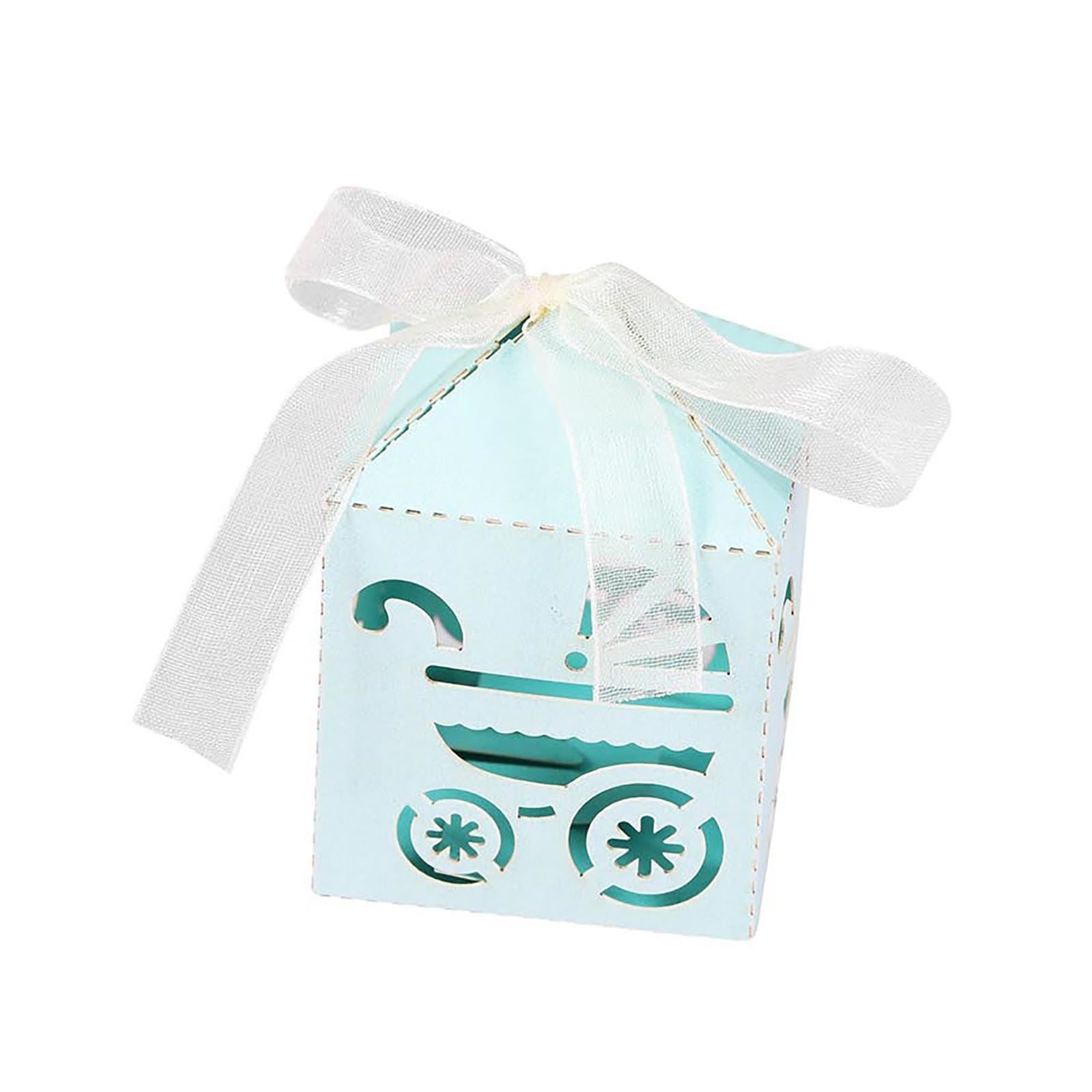 Pearlised Laser Cut Baby Shower Favours