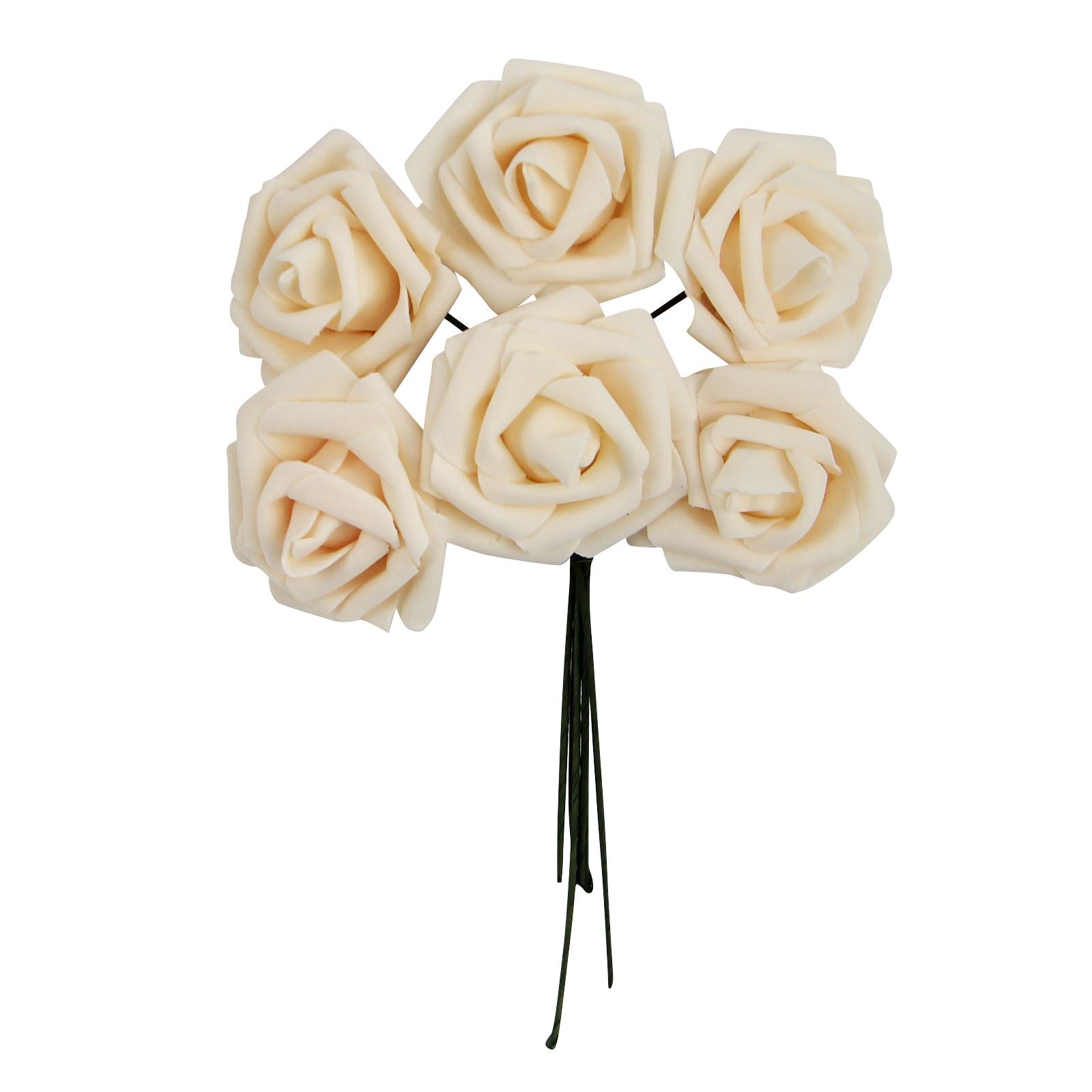 Colourfast Foam Roses - 6 Bunches - Regular