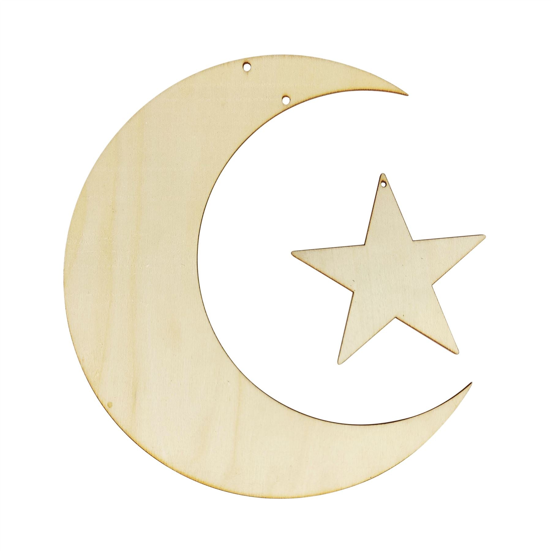 Laser Cut Plywood Ramadan Eid Decorations - Full Set