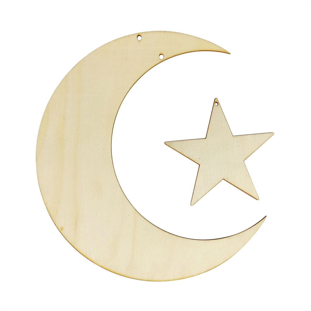 Laser Cut Plywood Ramadan Eid Decorations - Full Set